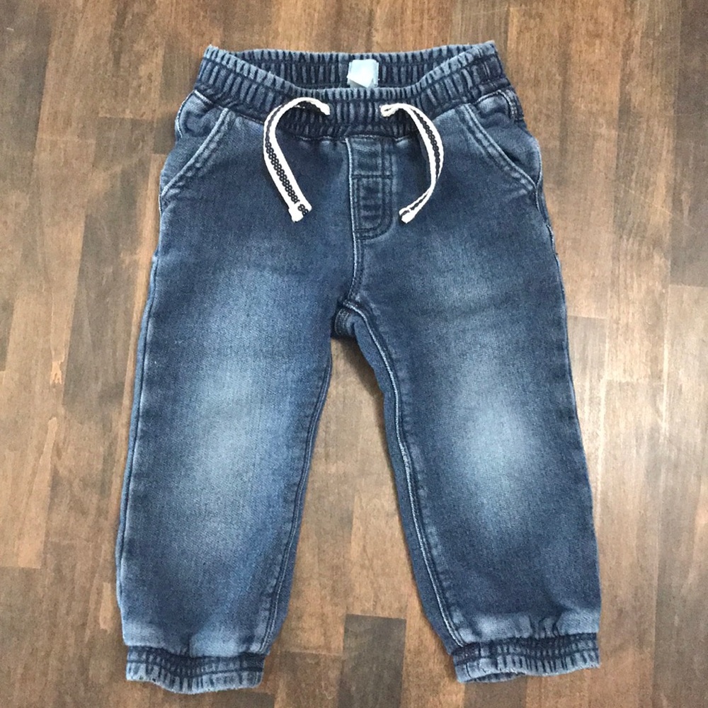 Baby Gap soft denim joggers - 18-24 months